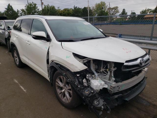 TOYOTA HIGHLANDER 2014 with VIN 5TDJKRFH1ES053889 - Photo from auction