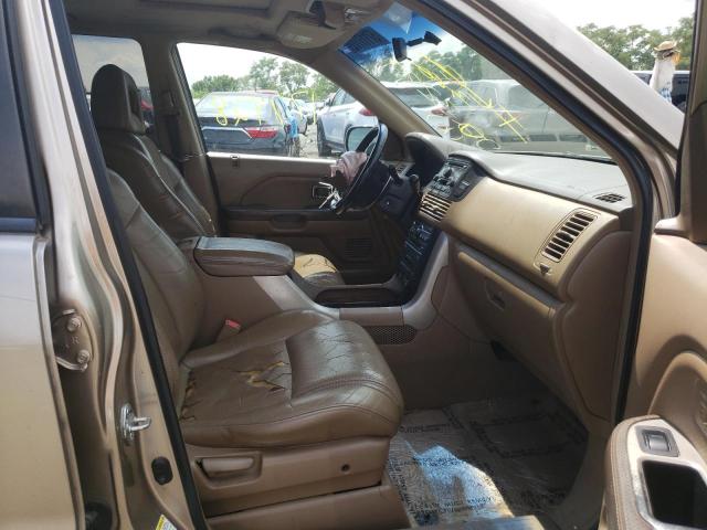Photo 5 from auction – 2005 HONDA PILOT EXL with VIN 5FNYF18625B027029