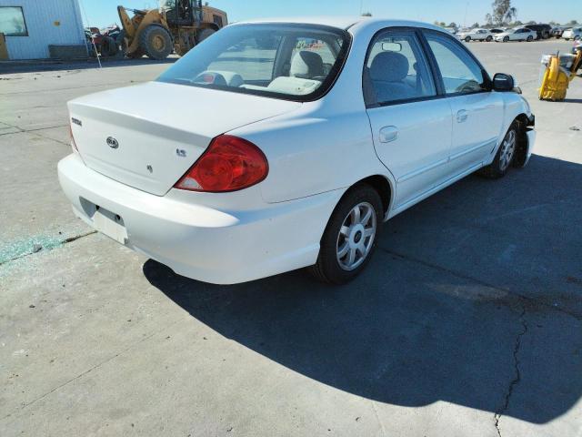 Photo 4 from auction – 2003 KIA SPECTRA BA with VIN KNAFB121035295279