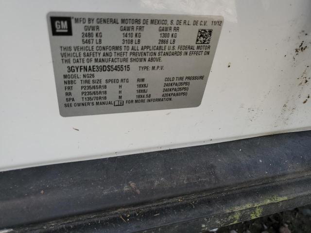Photo 10 from auction – 2013 CADILLAC SRX with VIN 3GYFNAE39DS545515