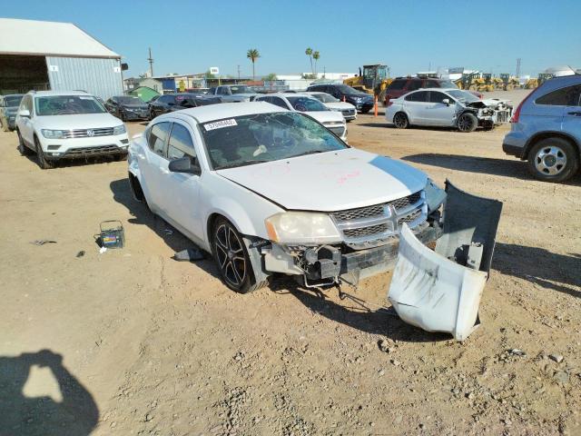 DODGE AVENGER SE 2012 with VIN 1C3CDZAG7CN291027 - Photo from auction