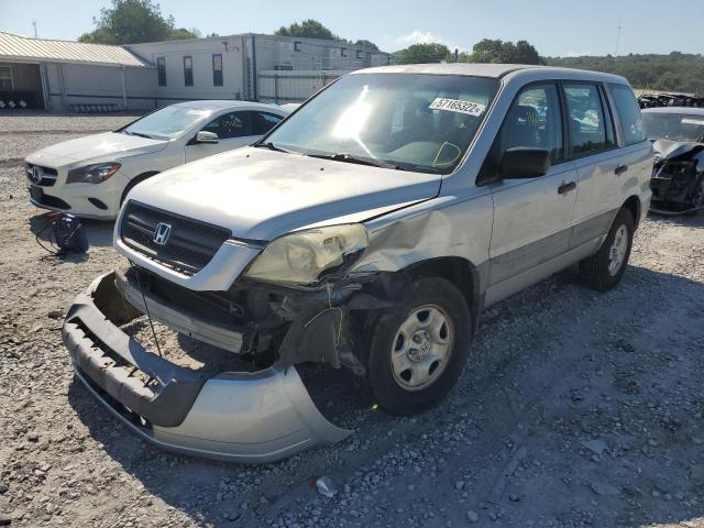 Photo 2 from auction – 2003 HONDA PILOT LX with VIN 2HKYF18123H589015