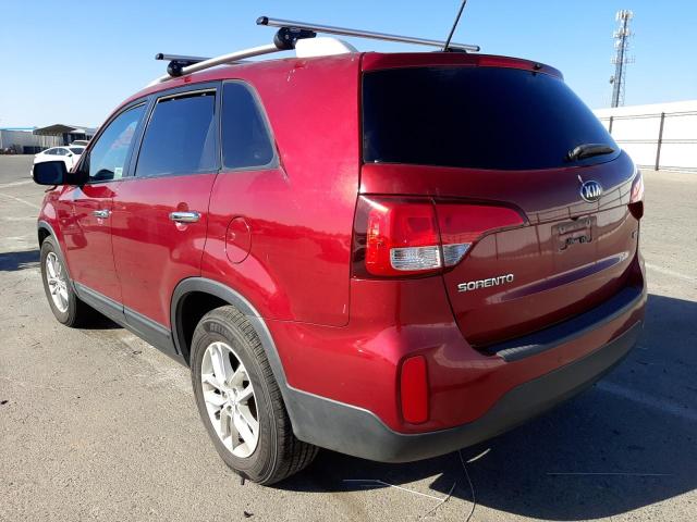 Photo 3 from auction – 2014 KIA SORENTO LX with VIN 5XYKT4A60EG460772