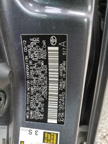 Photo 10 from auction – 2012 TOYOTA PRIUS V with VIN JTDZN3EU4C3116424