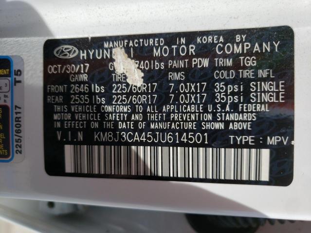 Photo 10 from auction – 2018 HYUNDAI TUCSON SEL with VIN KM8J3CA45JU614501