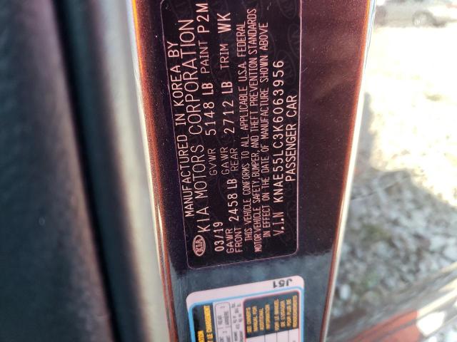 Photo 10 from auction – 2019 KIA STINGER GT with VIN KNAE55LC3K6063956