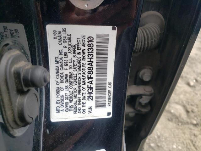 Photo 10 from auction – 2010 HONDA CIVIC EX with VIN 2HGFA1F88AH313810