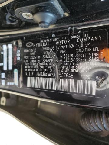 Photo 10 from auction – 2012 HYUNDAI TUCSON GLS with VIN KM8JUCAC9CU537848