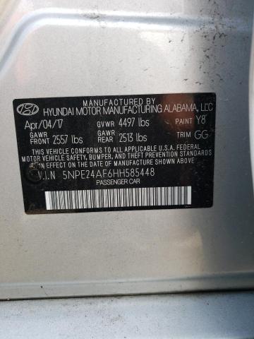 Photo 10 from auction – 2017 HYUNDAI SONATA SE with VIN 5NPE24AF6HH585448