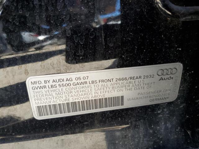 Photo 10 from auction – 2008 AUDI A6 ALLROAD with VIN WAUKH74F88N002566