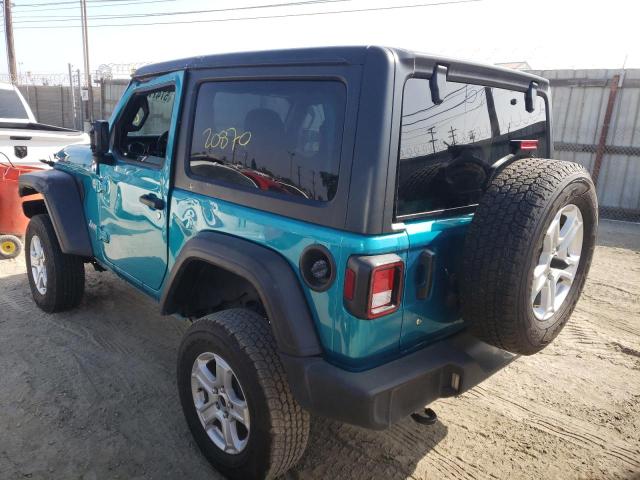 Photo 3 from auction – 2020 JEEP WRANGLER S with VIN 1C4GJXAN9LW154786