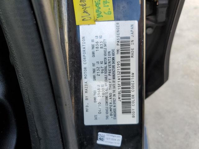 Photo 10 from auction – 2010 MAZDA 3 I with VIN JM1BL1SF1A1321595