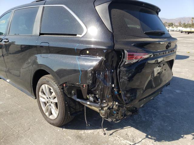 Photo 9 from auction – 2022 TOYOTA SIENNA XLE with VIN 5TDASKFC2NS052262