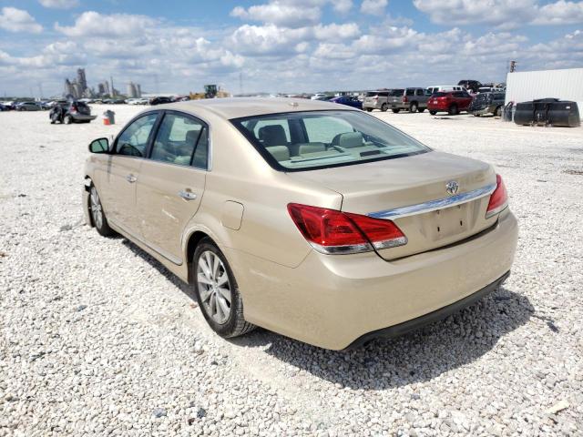 Photo 3 from auction – 2011 TOYOTA AVALON BAS with VIN 4T1BK3DB5BU435023