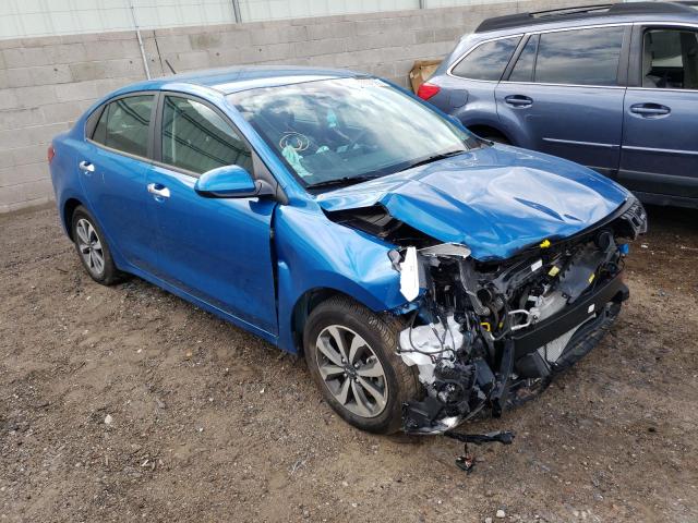 KIA RIO LX 2022 with VIN 3KPA24AD5NE460163 - Photo from auction