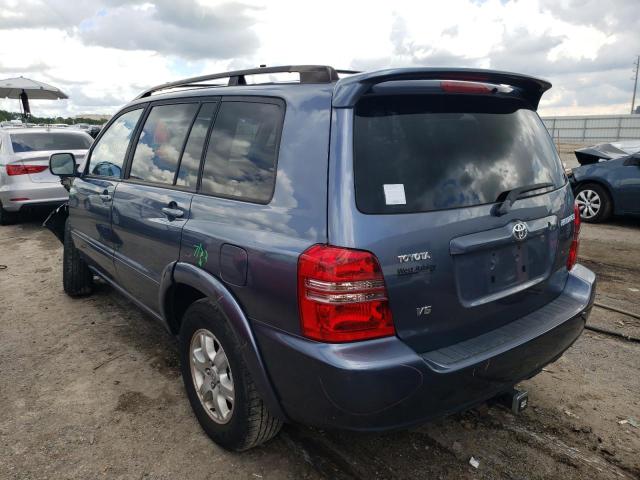 Photo 3 from auction – 2001 TOYOTA HIGHLANDER with VIN JTEGF21A310025116