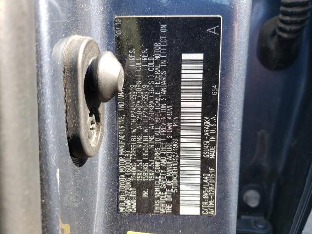 Photo 10 from auction – 2013 TOYOTA HIGHLANDER with VIN 5TDDK3EH1DS271969