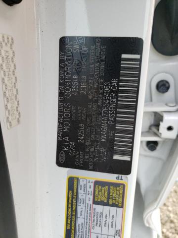 Photo 10 from auction – 2014 KIA OPTIMA LX with VIN KNAGM4A77E5494063