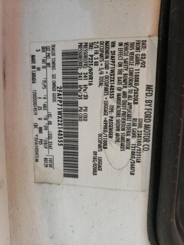 صورة رقم 10 من المزاد - 2002 FORD CROWN VICT مع VIN 2FAFP71WX2X148555