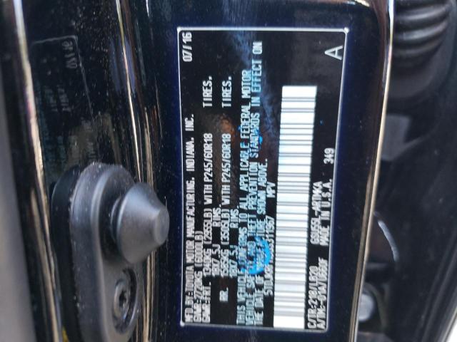 Photo 10 from auction – 2016 TOYOTA HIGHLANDER with VIN 5TDJKRFH0GS311967