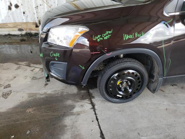 Photo 9 from auction – 2015 CHEVROLET TRAX 1LT with VIN KL7CJLSB4FB221668