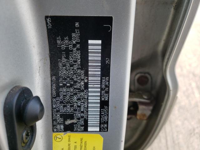 Photo 10 from auction – 2006 TOYOTA HIGHLANDER with VIN JTEEP21A860148325