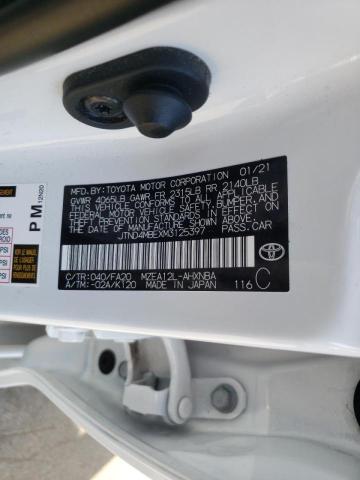 Photo 10 from auction – 2021 TOYOTA COROLLA SE with VIN JTND4MBEXM3125397