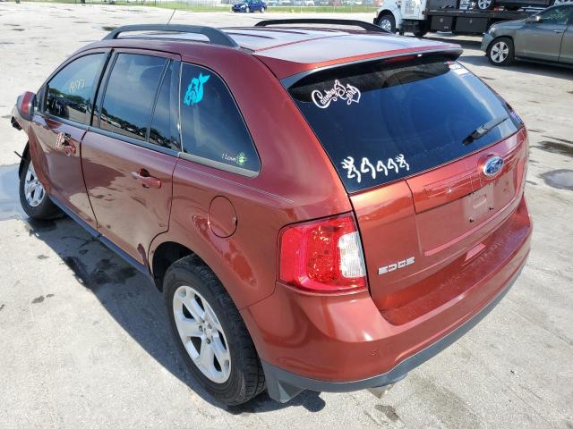 Photo 3 from auction – 2014 FORD EDGE SEL with VIN 2FMDK3JC2EBA02694
