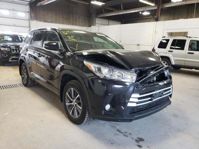TOYOTA HIGHLANDER 2018 with VIN 5TDJZRFH5JS553351 - Photo from auction