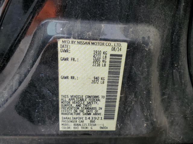 Photo 10 from auction – 2015 NISSAN ALTIMA 2.5 with VIN 1N4AL3AP3FC143921