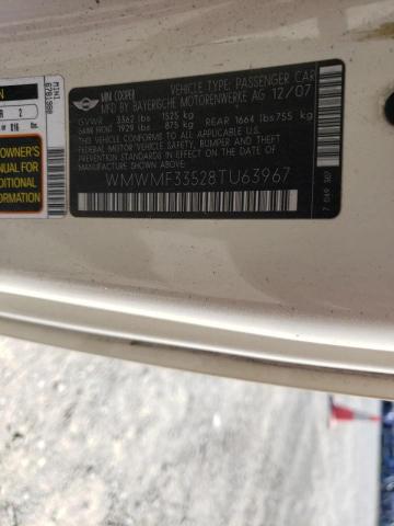 Photo 10 from auction – 2008 MINI COOPER with VIN WMWMF33528TU63967