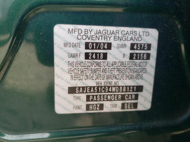 Photo 10 from auction – 2004 JAGUAR X-TYPE 3.0 with VIN SAJEA51C94WD88121