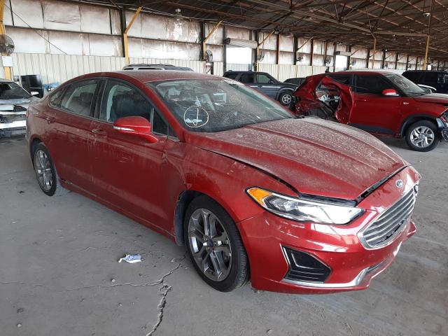 FORD FUSION SEL 2020 with VIN 3FA6P0CD4LR177925 - Photo from auction