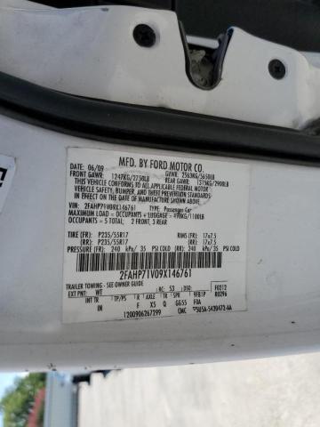 Photo 10 from auction – 2009 FORD CROWN VICT with VIN 2FAHP71V09X146761