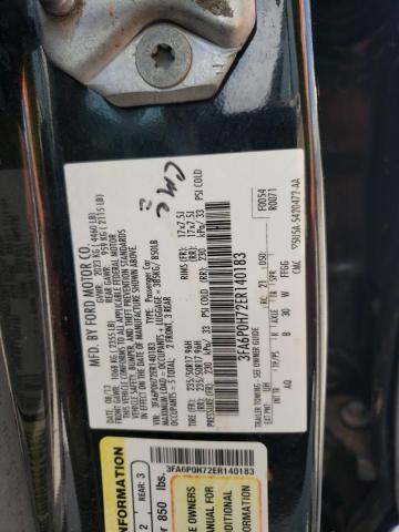 Photo 10 from auction – 2014 FORD FUSION SE with VIN 3FA6P0H72ER140183