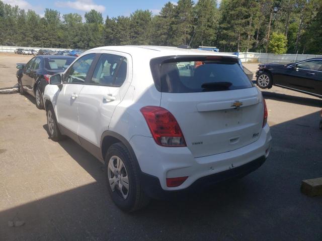 Photo 3 from auction – 2017 CHEVROLET TRAX LS with VIN KL7CJKSB8HB231634