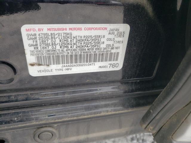 Photo 10 from auction – 2016 MITSUBISHI OUTLANDER with VIN JA4AD2A33GZ010471