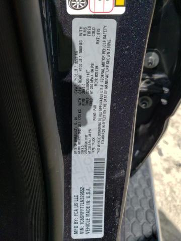 Photo 10 from auction – 2020 RAM 1500 BIG H with VIN 1C6SRFFT7LN329652