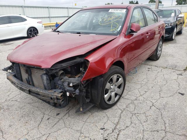 Photo 2 from auction – 2008 KIA OPTIMA LX with VIN KNAGE123085250248