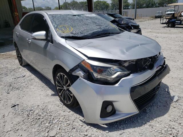 TOYOTA COROLLA L 2015 with VIN 2T1BURHE0FC393451 - Photo from auction