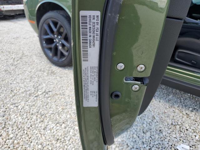 Photo 10 from auction – 2021 DODGE CHALLENGER with VIN 2C3CDZAG1MH542991