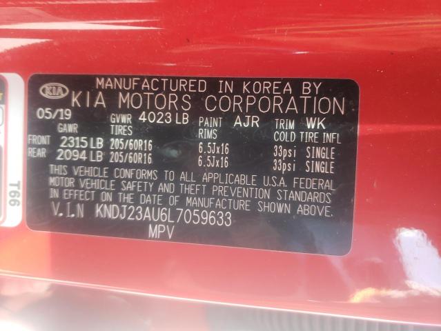 Photo 10 from auction – 2020 KIA SOUL with VIN KNDJ23AU6L7059633