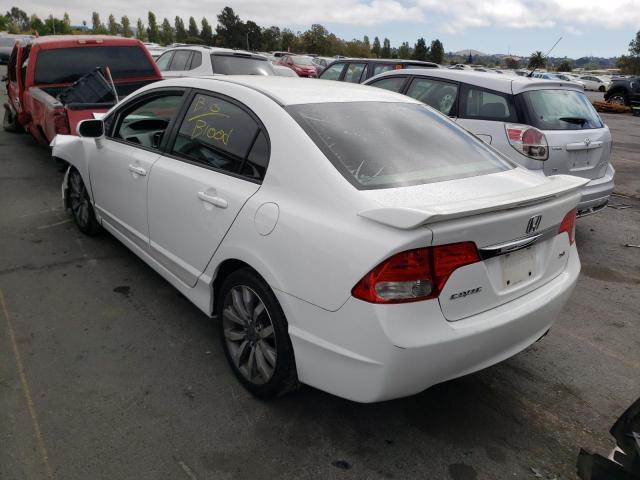 Photo 3 from auction – 2009 HONDA CIVIC SI with VIN 2HGFA55529H705059
