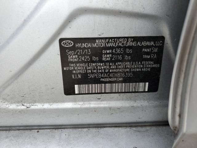 Photo 10 from auction – 2014 HYUNDAI SONATA GLS with VIN 5NPEB4AC4EH816395