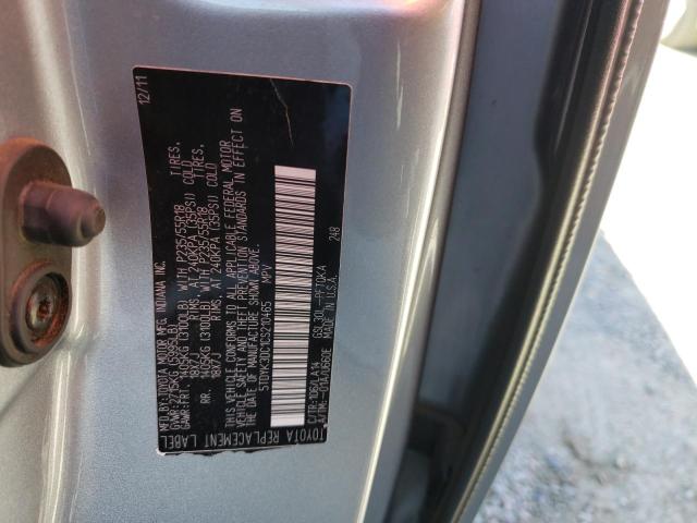 Photo 10 from auction – 2012 TOYOTA SIENNA XLE with VIN 5TDYK3DC1CS210465