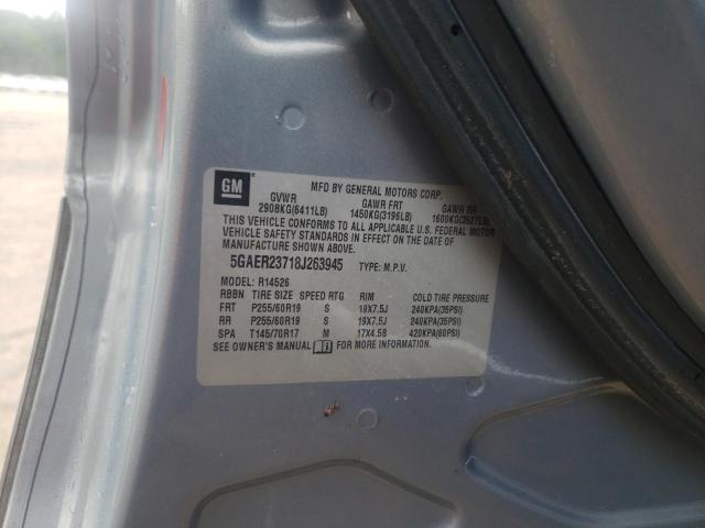 Photo 10 from auction – 2008 BUICK ENCLAVE CX with VIN 5GAER23718J263945