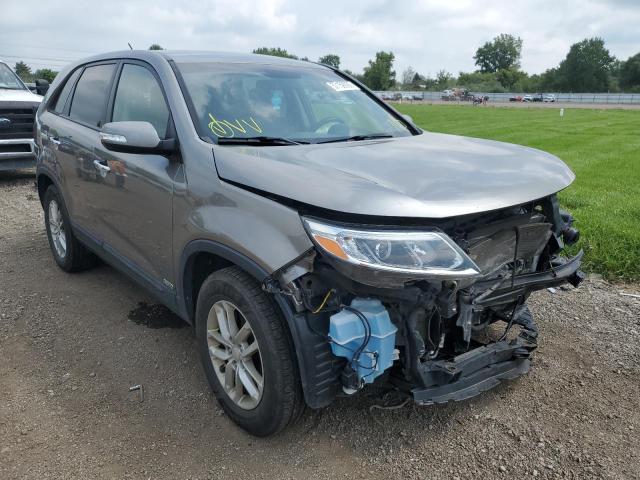 KIA SORENTO LX 2014 with VIN 5XYKTCA64EG535550 - Photo from auction