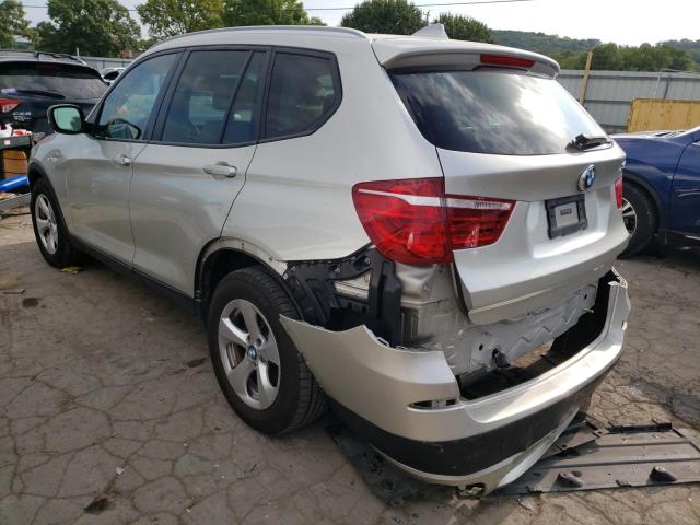 Photo 3 from auction – 2012 BMW X3 XDRIVE2 with VIN 5UXWX5C59CL721428