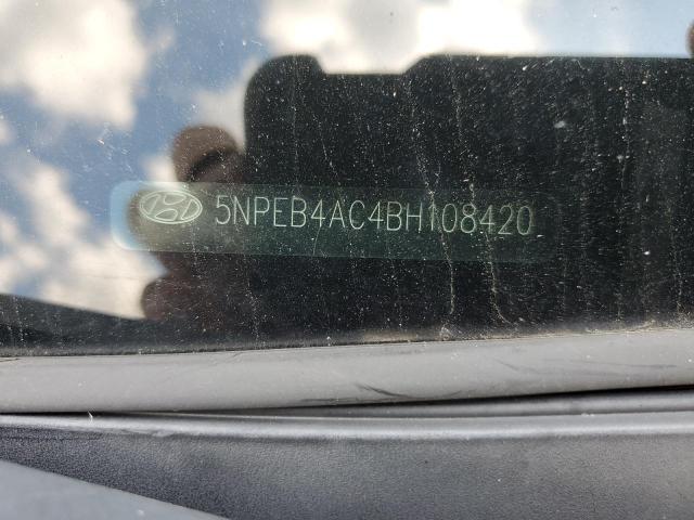 Photo 10 from auction – 2011 HYUNDAI SONATA GLS with VIN 5NPEB4AC4BH108420