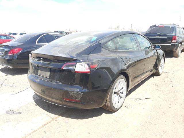 Photo 4 from auction – 2022 TESLA MODEL 3 with VIN 5YJ3E1EA6NF185802